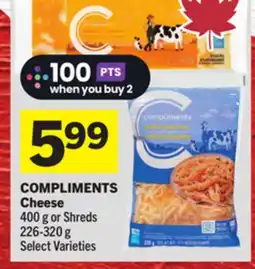 Foodland COMPLIMENTS Cheese offer