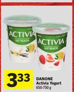 Foodland DANONE Activia Yogurt offer