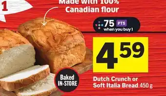 Foodland Dutch Crunch or Soft Italia Bread offer