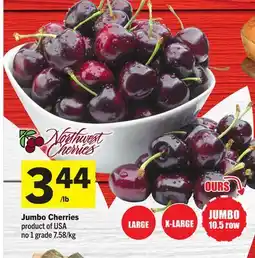 Foodland Jumbo Cherries offer
