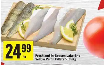 Foodland Fresh and In-Season Lake Erie Yellow Perch Fillets offer