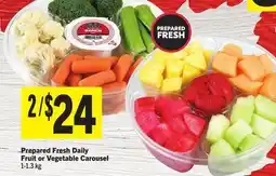 Foodland Prepared Fresh Daily Fruit or Vegetable Carousel offer