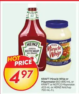 Sobeys Miracle Whip or Mayonnaise offer