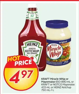 Sobeys Miracle Whip or Mayonnaise offer