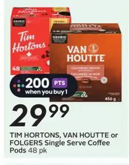 Sobeys Single Serve Coffee Pods offer