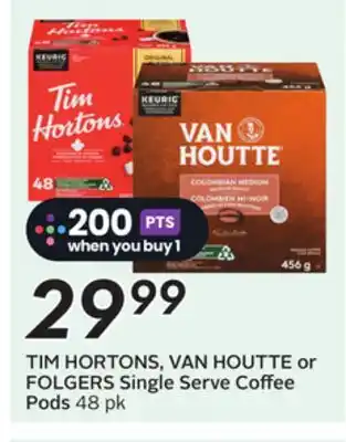 Sobeys Single Serve Coffee Pods offer