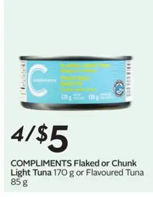 Sobeys Flaked or Chunk Light Tuna offer