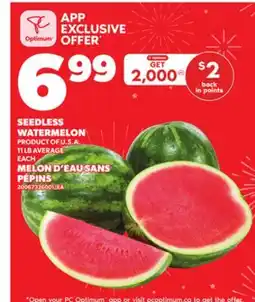 Independent Grocer SEEDLESS WATERMELON, 11 LB offer