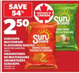Independent Grocer SUNCHIPS MULTIGRAIN FLAVOURED SNACKS, 205 G offer