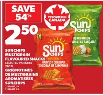 Independent Grocer SUNCHIPS MULTIGRAIN FLAVOURED SNACKS, 205 G offer