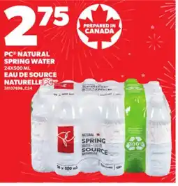 Independent Grocer PC NATURAL SPRING WATER, 24X500 ML offer
