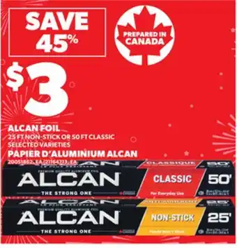 Independent Grocer ALCAN FOIL offer