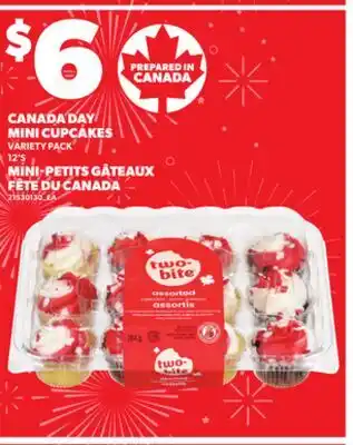 Independent Grocer CANADA DAY MINI CUPCAKES, 12'S offer