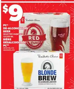 Independent Grocer PC DE-ALCOHOLIZED BEER, 12X355 ML offer