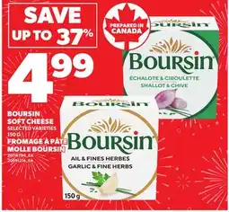 Independent Grocer BOURSIN SOFT CHEESE, 150 G offer
