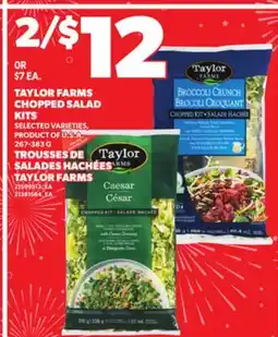 Independent Grocer TAYLOR FARMS CHOPPED SALAD KITS, 267-383 G offer