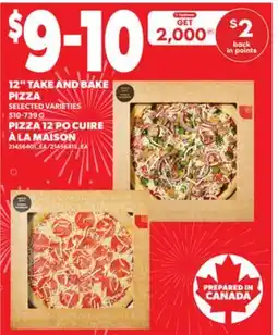Independent Grocer 12 TAKE AND BAKE PIZZA, 510-739 G offer
