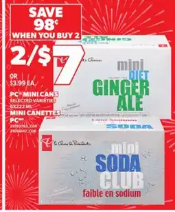 Independent Grocer PC MINI CANS, 6X222 ML offer