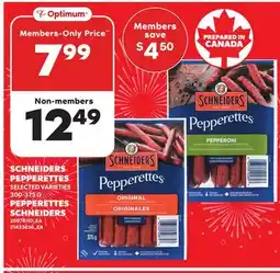 Independent Grocer SCHNEIDERS PEPPERETTES, 300-375 G offer