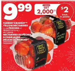 Independent Grocer FARMERS MARKET YELLOW NECTARINES 2L, OR PEACHES 3,L offer