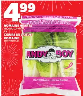 Independent Grocer ROMAINE HEARTS, 3'S offer