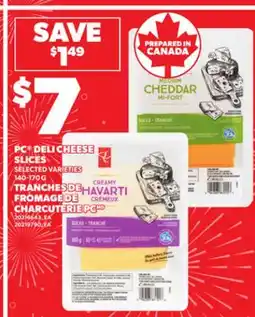 Independent Grocer PC DELI CHEESE SLICES, 140-170 G offer