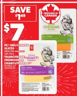 Independent Grocer PC DELI CHEESE SLICES, 140-170 G offer