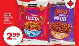 Metro SELECTION PARTY MIX, PRETZELS OR SNACKS offer