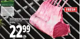 Metro FRESH FRENCHED LAMB RACK offer