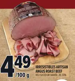 Metro IRRESISTIBLES ARTISAN ANGUS ROAST BEEF offer