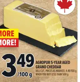 Metro AGROPUR 5-YEAR AGED GRAND CHEDDAR offer