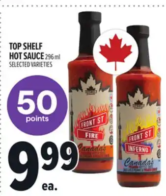 Metro TOP SHELF HOT SAUCE offer