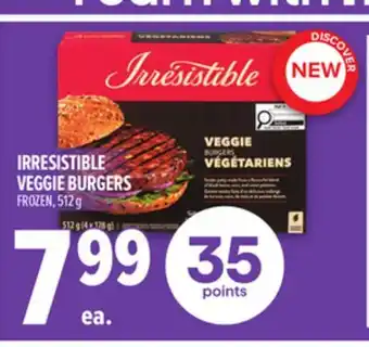 Metro IRRESISTIBLE VEGGIE BURGERS offer