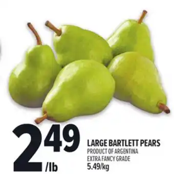 Metro LARGE BARTLETT PEARS offer