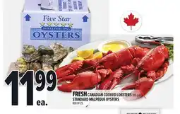 Metro FRESH CANADIAN COOKED LOBSTERS offer