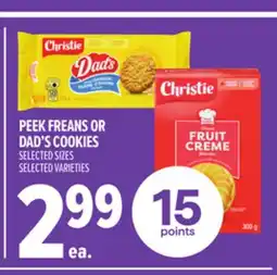 Metro PEEK FREANS OR DAD'S COOKIES offer