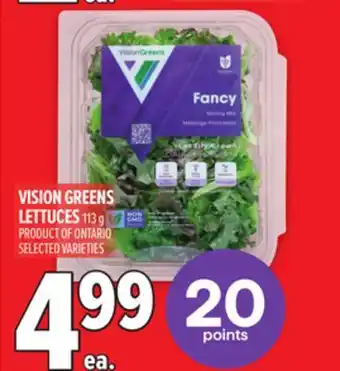 Metro VISION GREENS LETTUCES offer