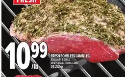 Metro FRESH BONELESS LAMB LEG offer
