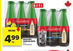 Metro IRRESISTIBLE SPARKLING WATER offer