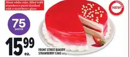 Metro FRONT STREET BAKERY STRAWBERRY CAKE offer