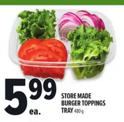 Metro STORE MADE BURGER TOPPINGS TRAY offer