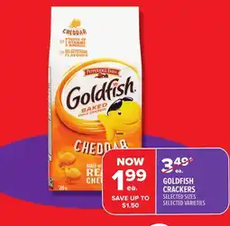Metro PEPPERIDGE FARM GOLDFISH CRACKERS offer