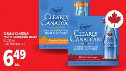 Metro CLEARLY CANADIAN FRUITY SPARKLING WATER offer