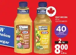 Metro KRAFT DRESSING offer