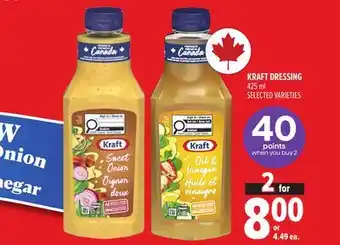 Metro KRAFT DRESSING offer
