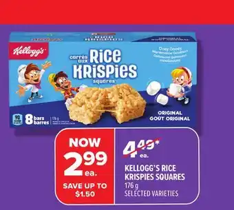 Metro KELLOGG'S RICE KRISPIES SQUARES offer