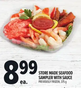Metro STORE MADE SEAFOOD SAMPLER WITH SAUCE offer