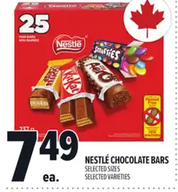 Metro NESTLÉ CHOCOLATE BARS offer