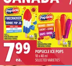 Metro POPSICLE ICE POPS offer