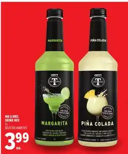 Metro MR & MRS DRINK MIX offer